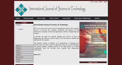 Desktop Screenshot of ijst.co.in